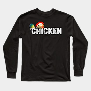 funny Chicken Long Sleeve T-Shirt